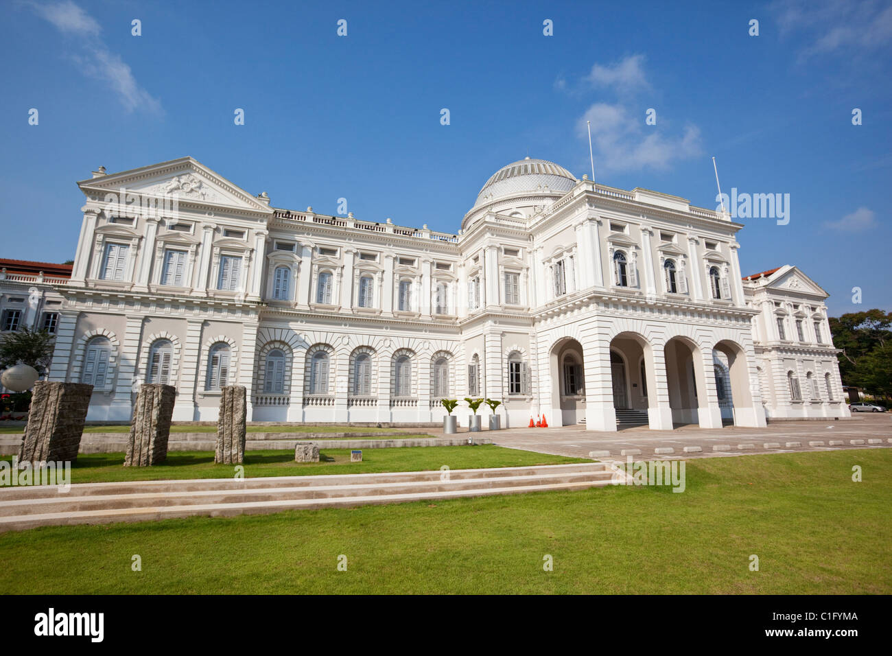 Koloniale Architektur des National Museum of Singapore, Singapur Stockfoto