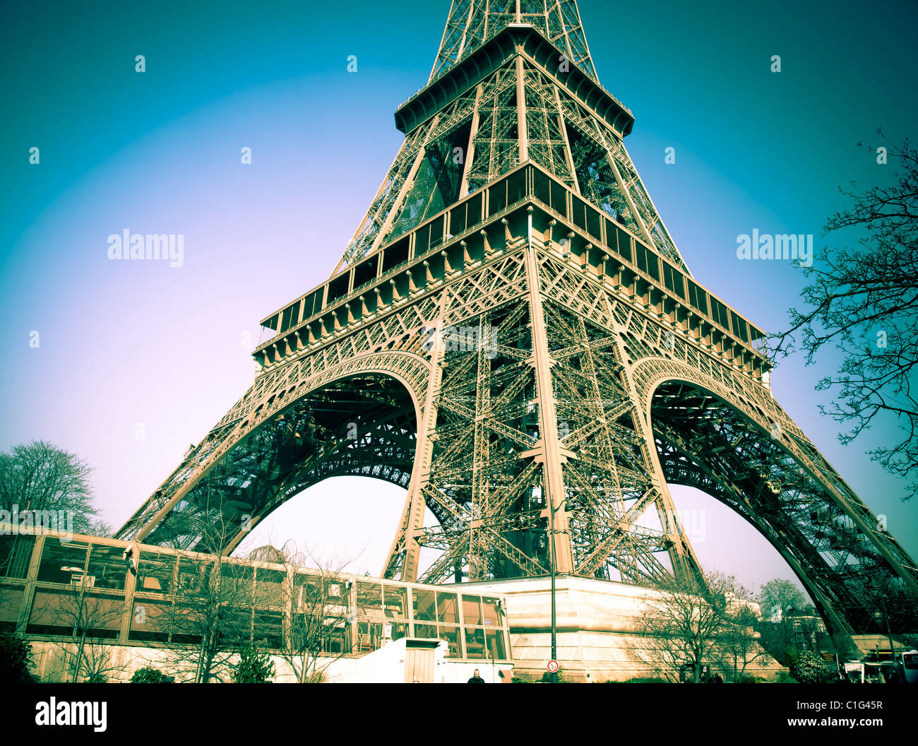 Eiffel-Turm. Paris, Frankreich. Stockfoto