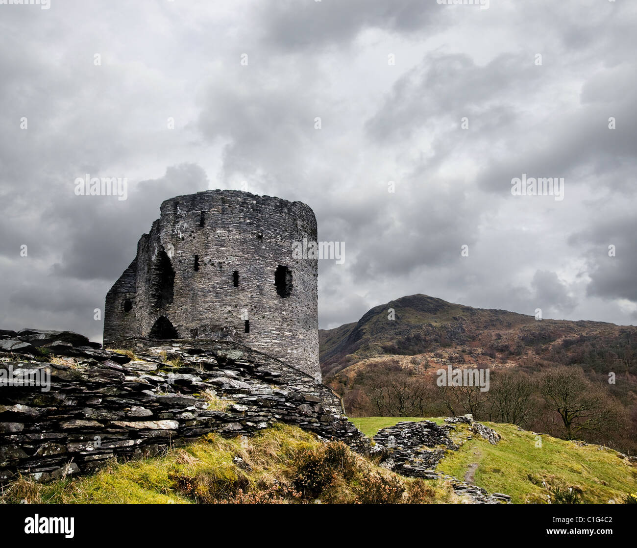 Dolbadarn Burg Stockfoto