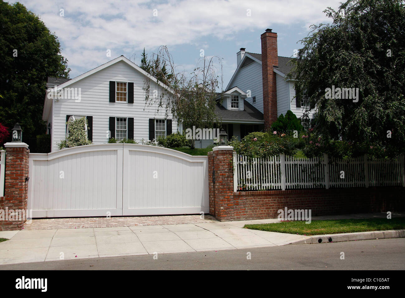 Die Toluca Lake Home Steve Carrell Los Angeles, Kalifornien - 23.05.09 Stockfoto