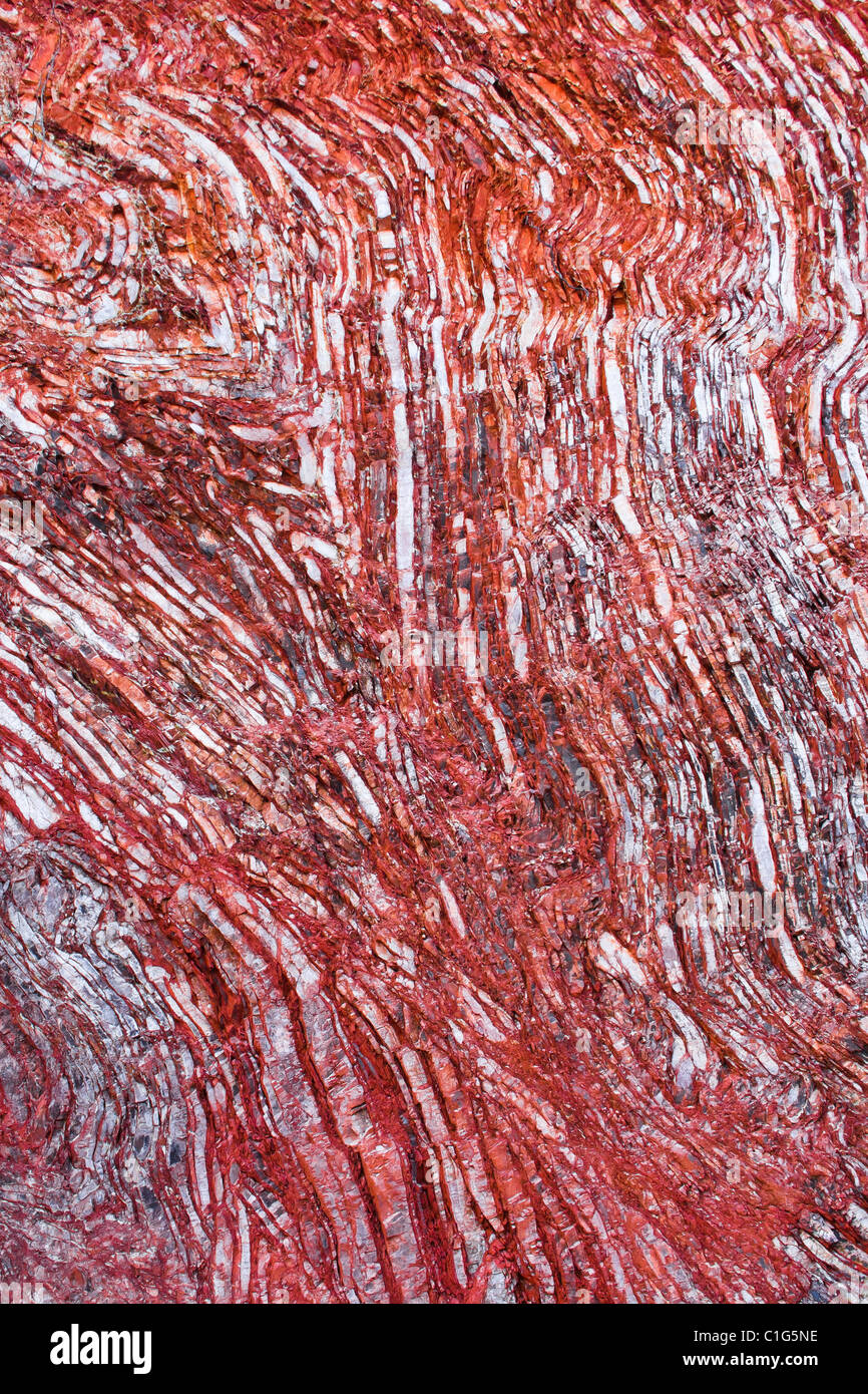 Roten Felsen Textur als Hintergrund Stockfoto