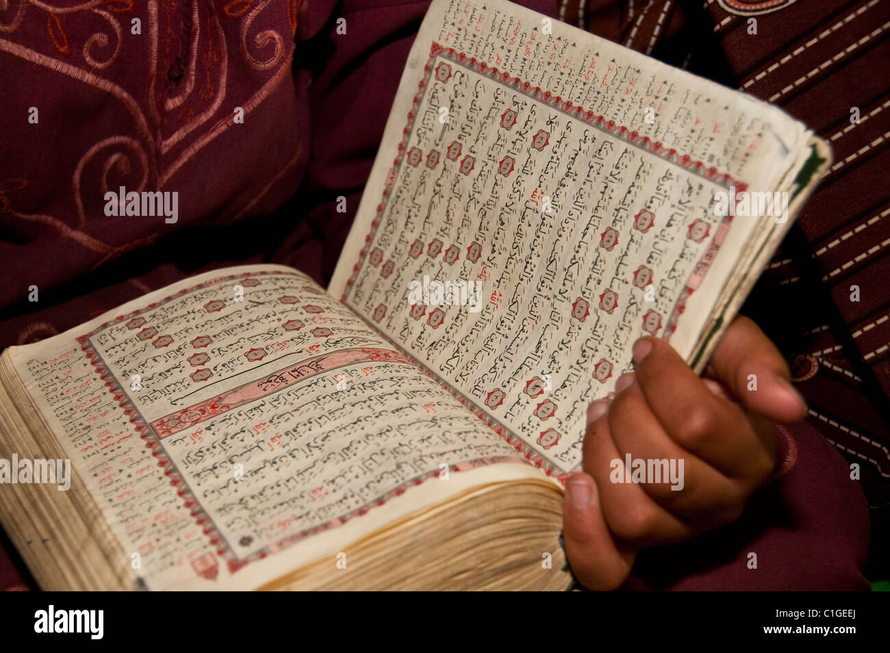 Shiek Hassan Aly Koranschule in Luxor, Ägypten Stockfoto