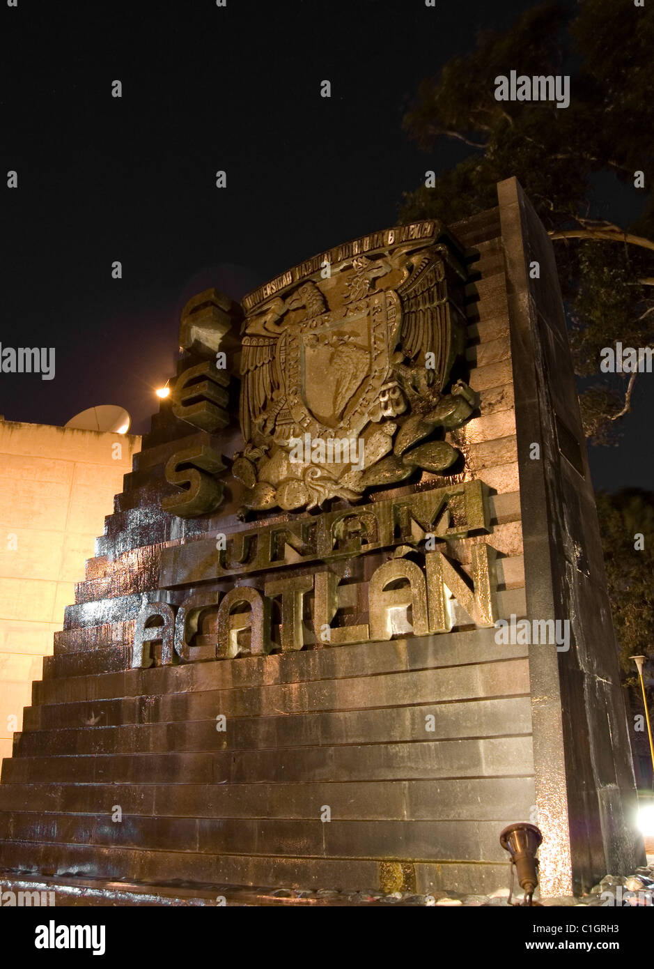 UNAM´s Kamm am FES Acatlan campus Stockfoto