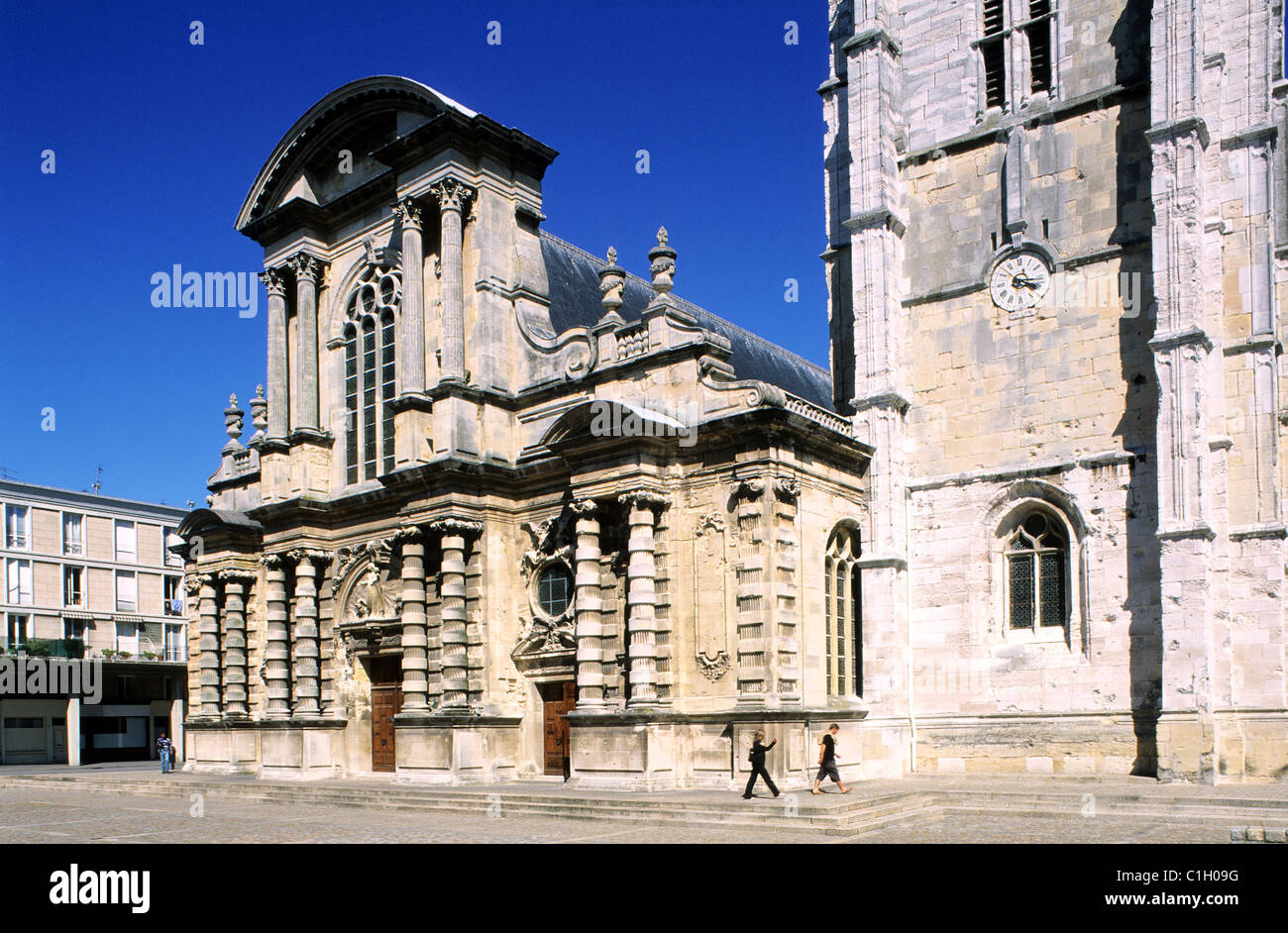 Frankreich, Seine Maritime, Le Havre, Notre-Dame-Kirche Stockfoto