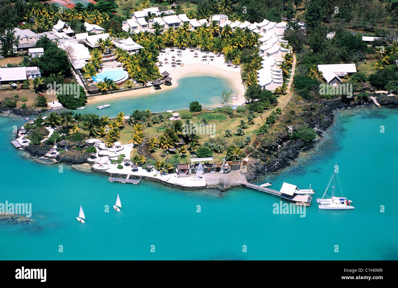 Mauritius Westkuste Paradise Cove Hotel Stockfotografie Alamy