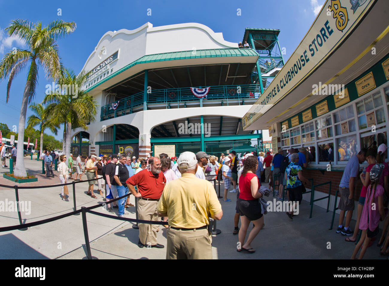 McKechnie Field Frühling Training Baseball-Stadion von den Pittsburgh Pirates in Bradenton Florida Stockfoto