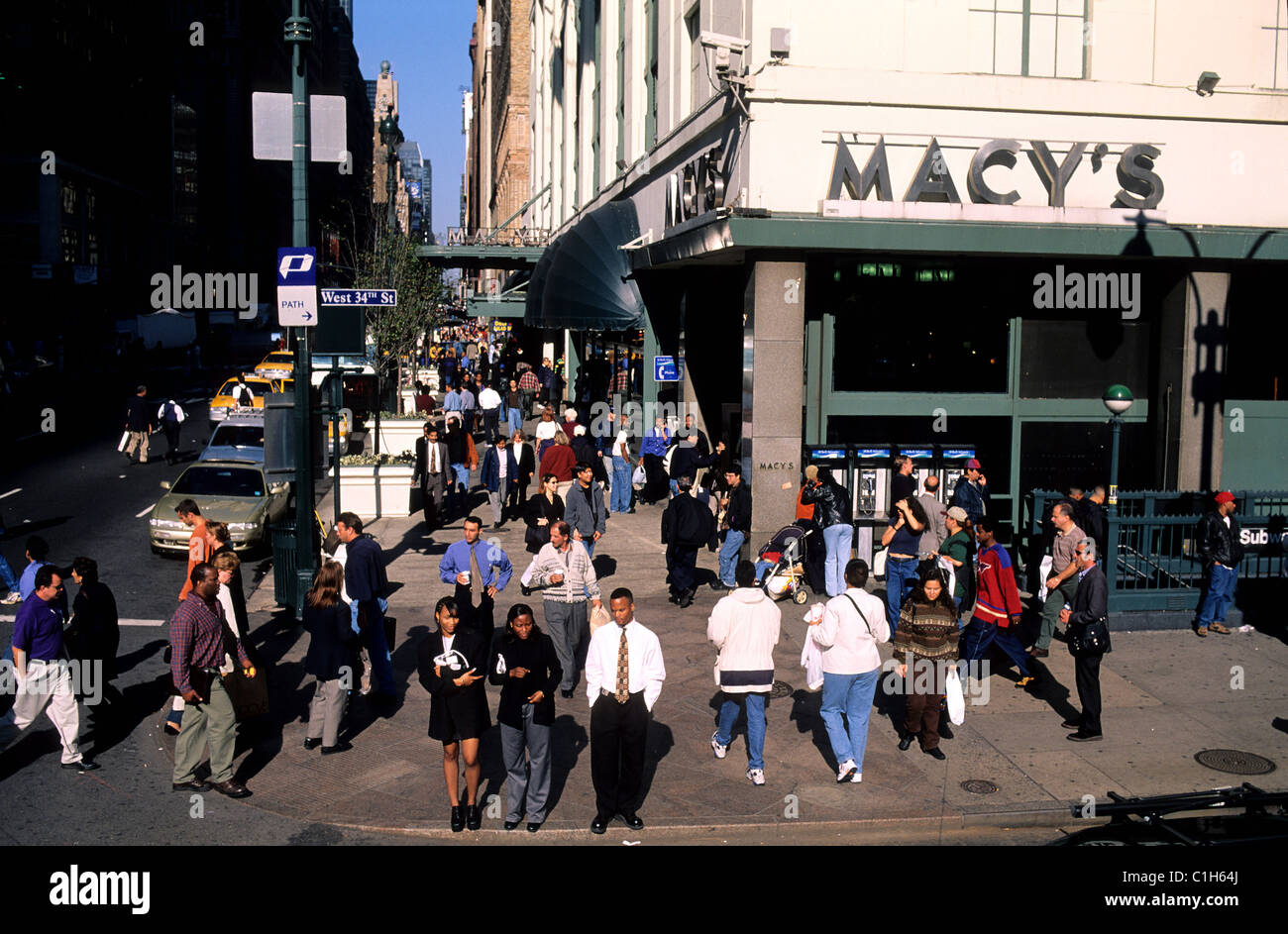 Vereinigte Staaten, New York City, Manhattan, Midtown, Kaufhaus Macy's Stockfoto