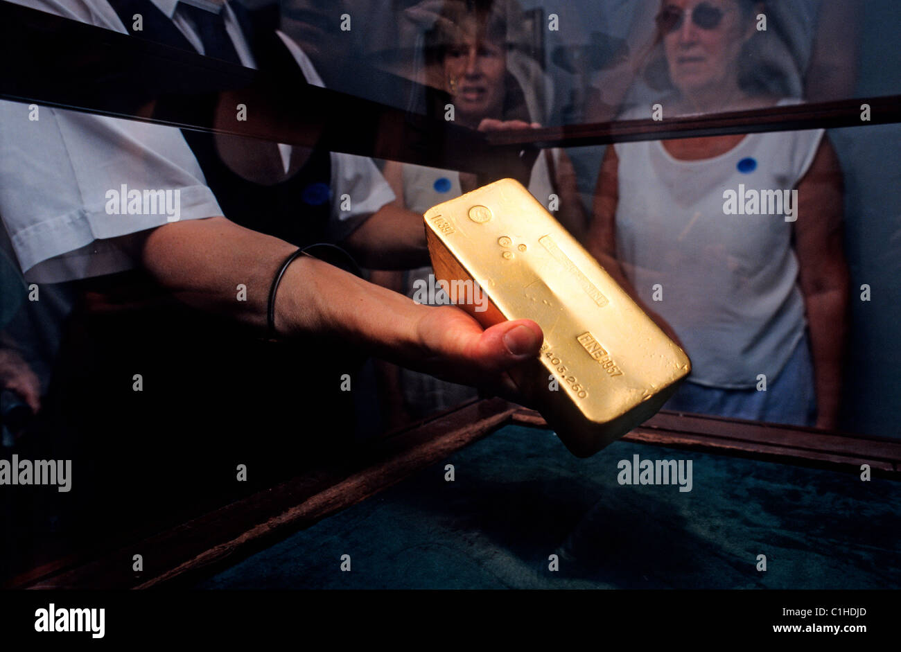 Australia, Australien des Westens, Stadt von Perth, Perth Mint (Mint), gold-Barren (18 kg) Stockfoto