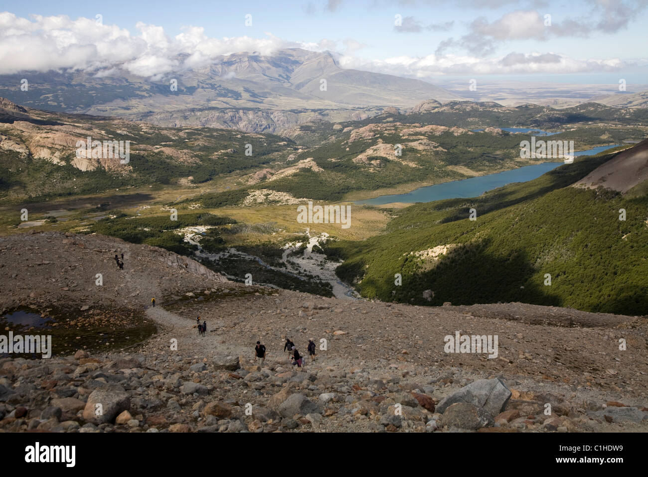 Wanderung zur laguna de los tres Fotos und Bildmaterial in hoher