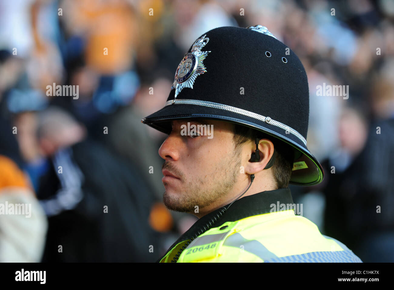 Britischer Polizist aus West Midlands Police Stockfoto