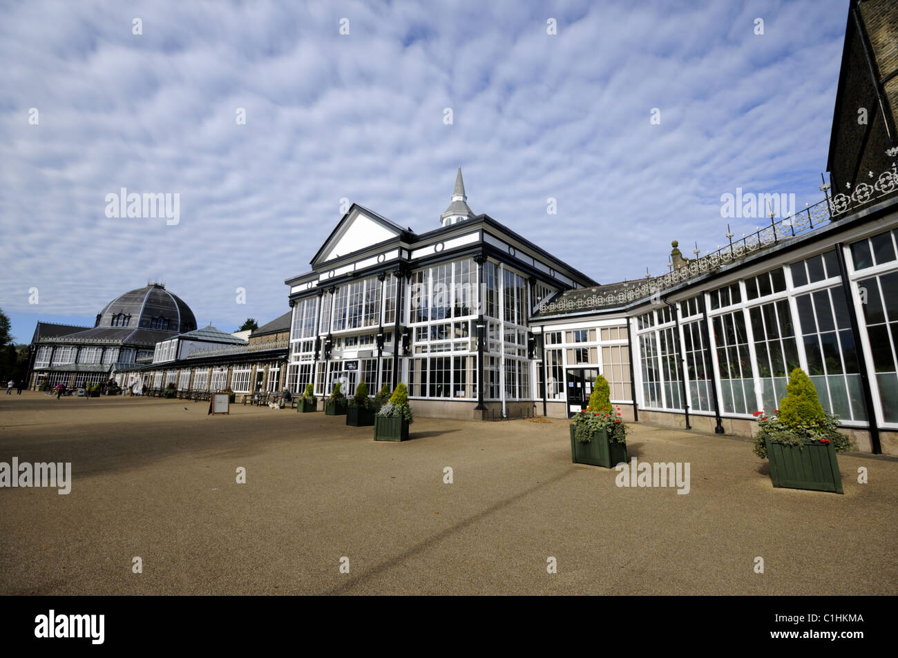 Der Pavillon-Garten in Buxton - Peak District Stockfoto