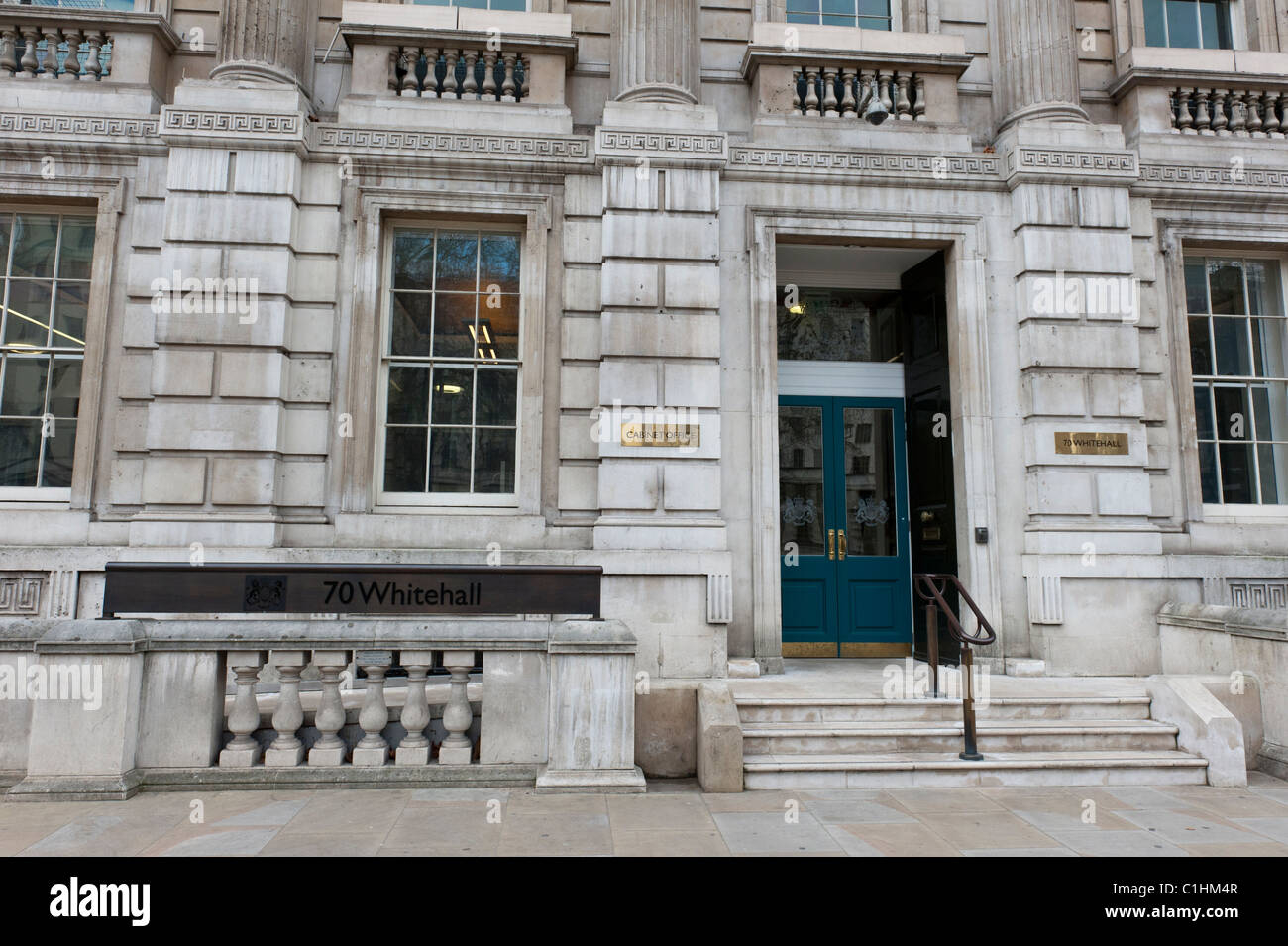 70 Whitehall, das Cabinet Office. Westminster, London. Stockfoto