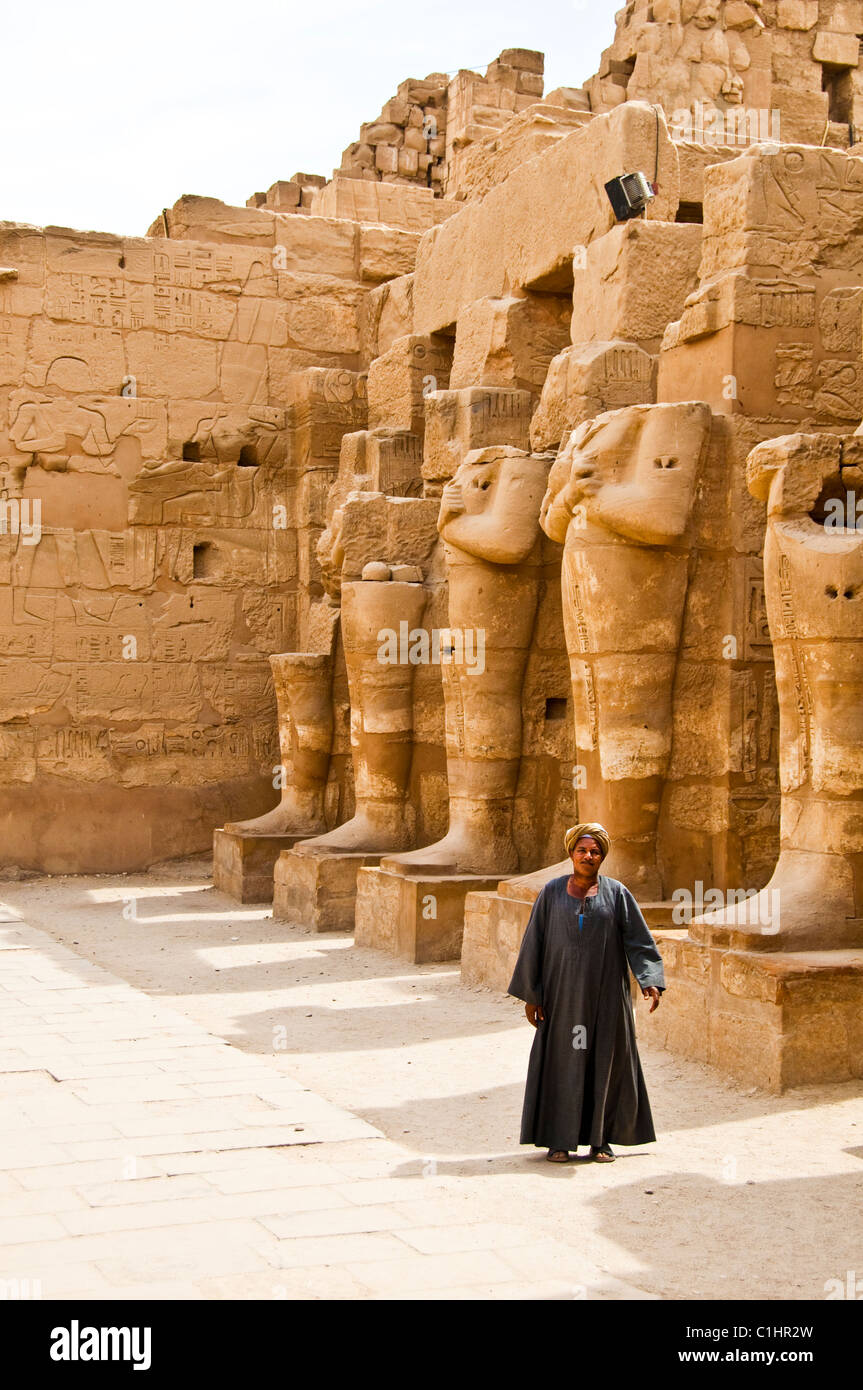 Karnak Tempel, Luxor, Ägypten Stockfoto