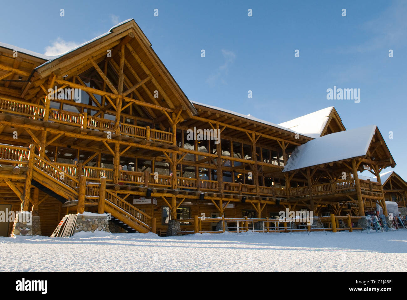 Loge von zehn Gipfeln, Lake Louise, Banff Nationalpark, Alberta, Kanada Stockfoto