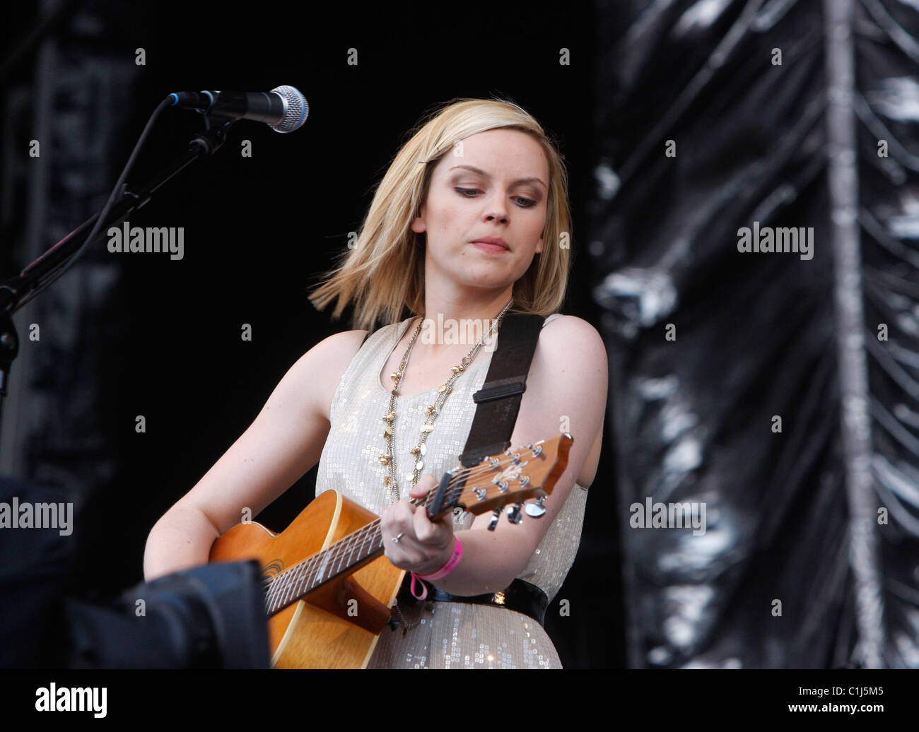 Amy McDonald die live bei "Pinkpop" Festival 2009 - Tag 2 Landgraaf, Holland - 01.06.09 Stockfoto