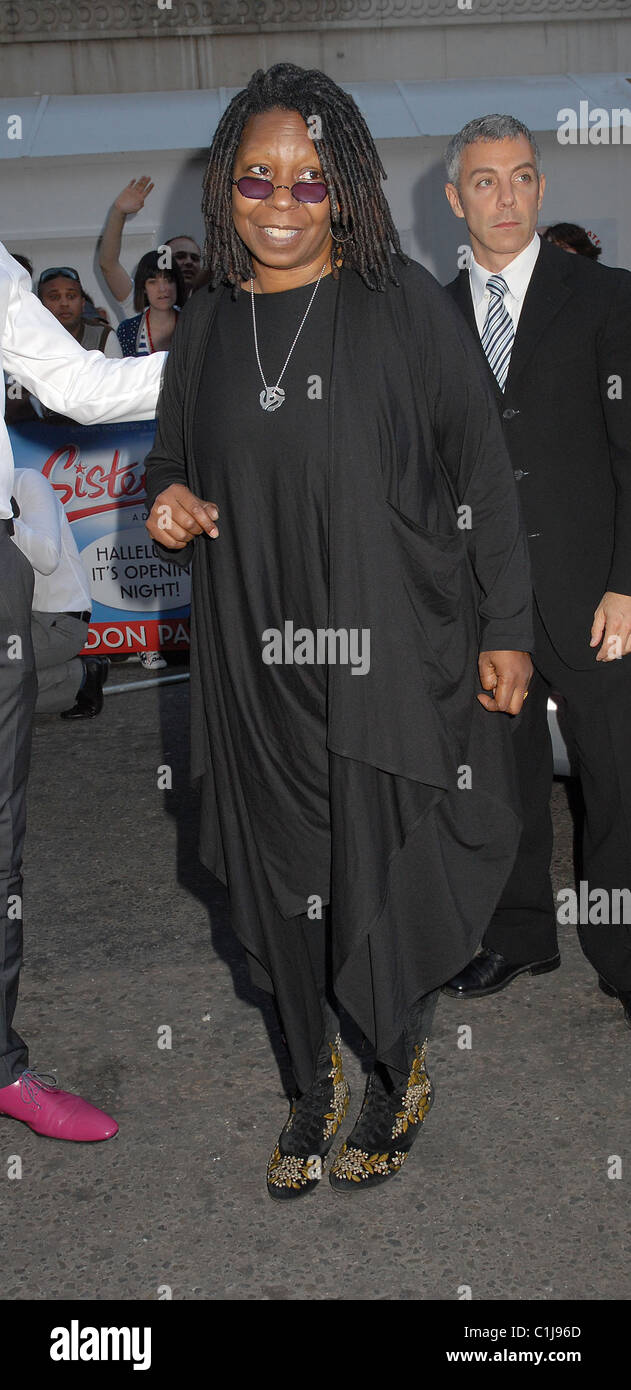 Whoopi Goldberg, Sister Act: The Musical press Nacht im London Palladium London, England - 02.06.09 Stockfoto