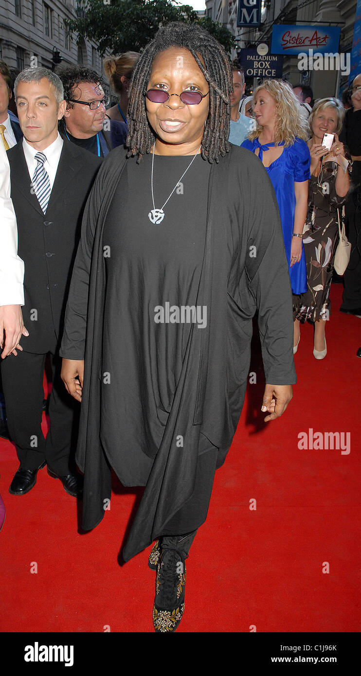 Whoopi Goldberg, Sister Act: The Musical press Nacht im London Palladium London, England - 02.06.09 Stockfoto