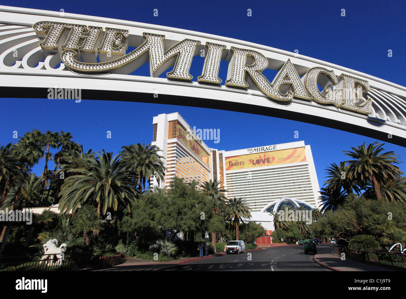 USA, Nevada, Las Vegas, The Mirage, Hotel, Casino, Stockfoto