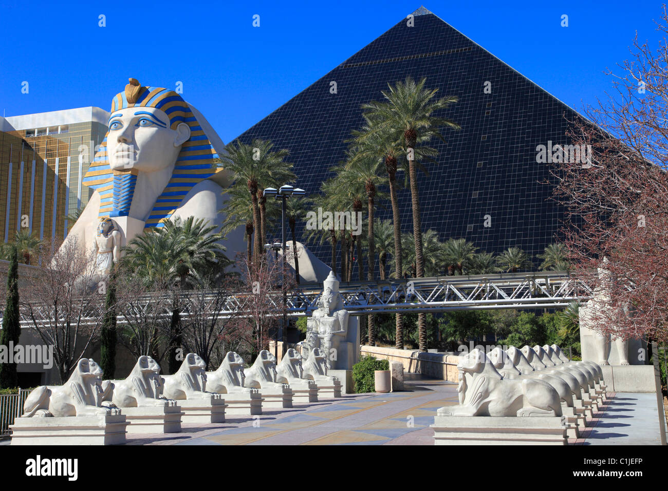 USA, Nevada, Las Vegas, Luxor, Hotel, Casino, Resort, Stockfoto