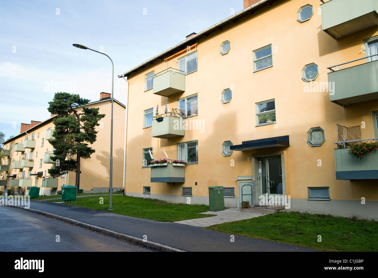 Villa, Wohnungen, Vororten, Gebäude Stockfoto