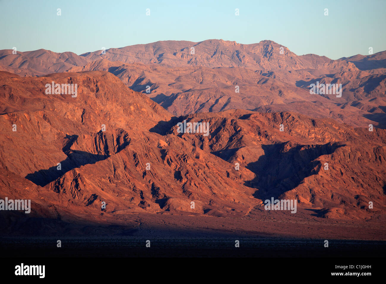 USA, California, Death Valley, Nationalpark, Panamint Range, Stockfoto