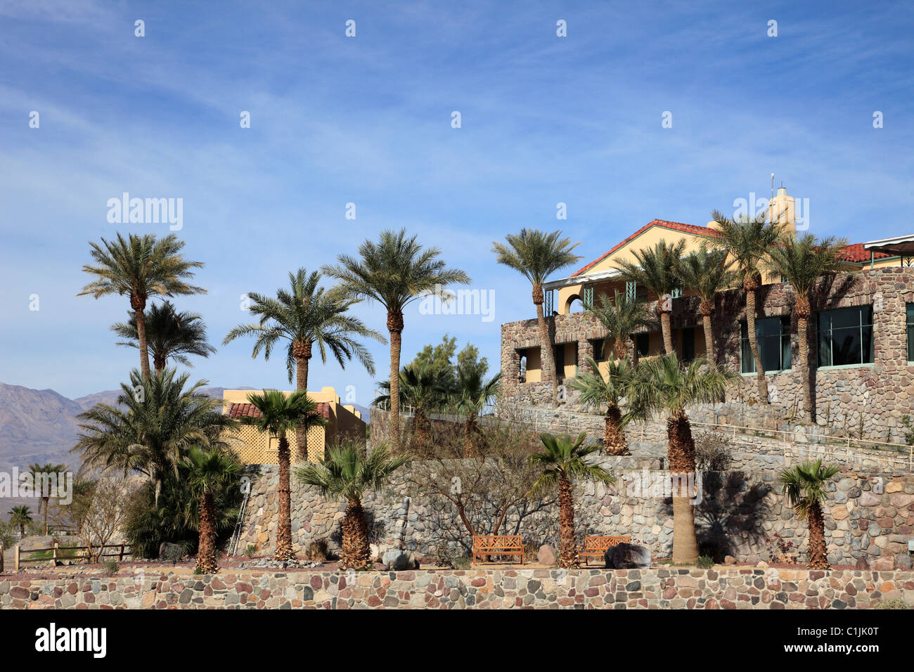 USA, California, Death Valley, Nationalpark, Furnace Creek Inn Stockfoto