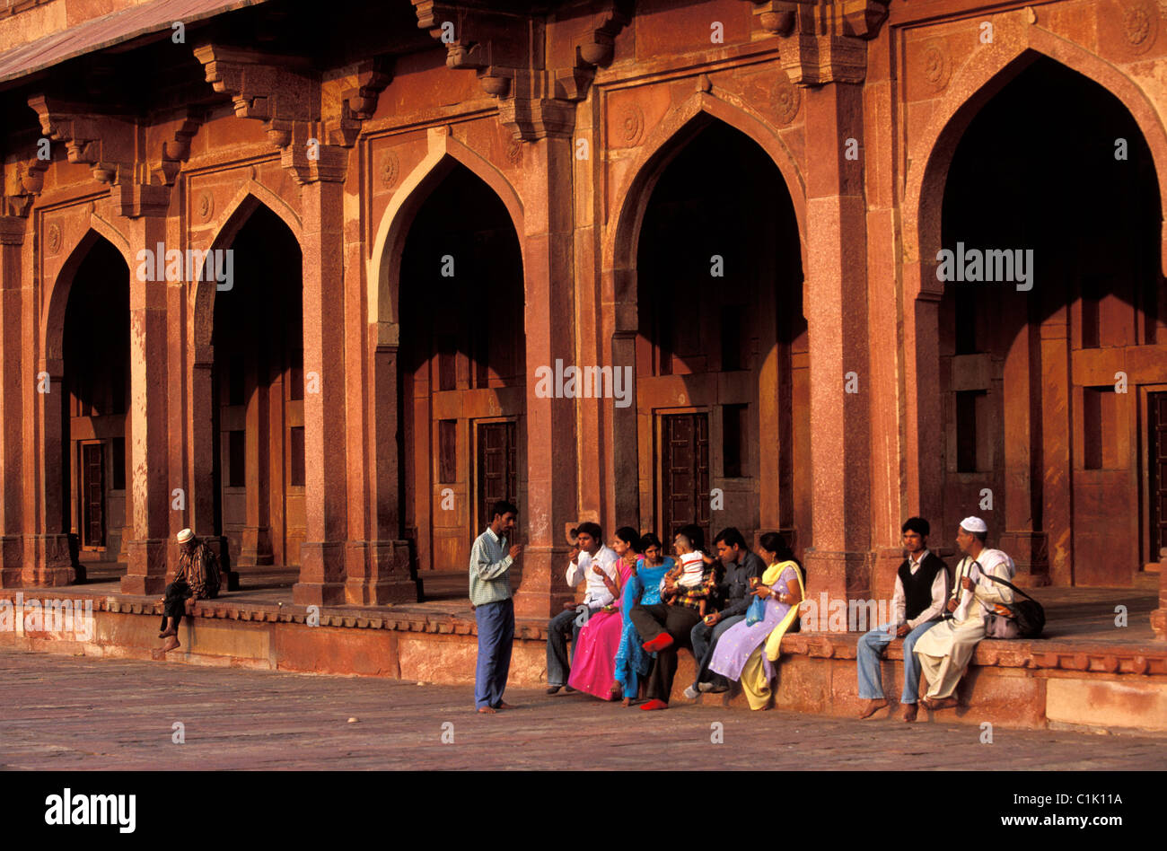 Indien, Uttar Pradesh, Fatehpur Sikri Stockfoto