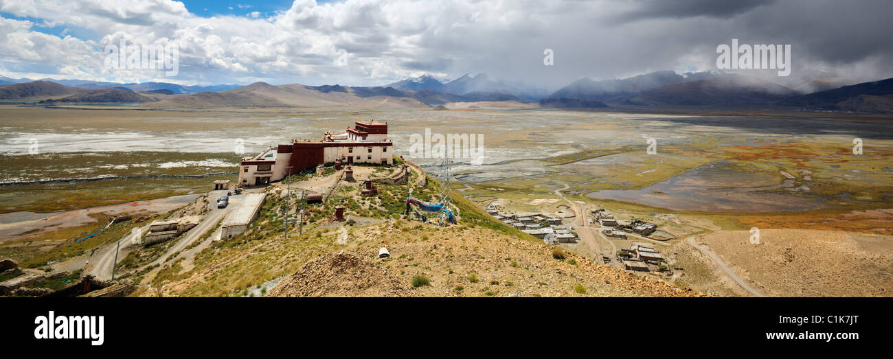 Tibet: Samding Kloster Stockfoto