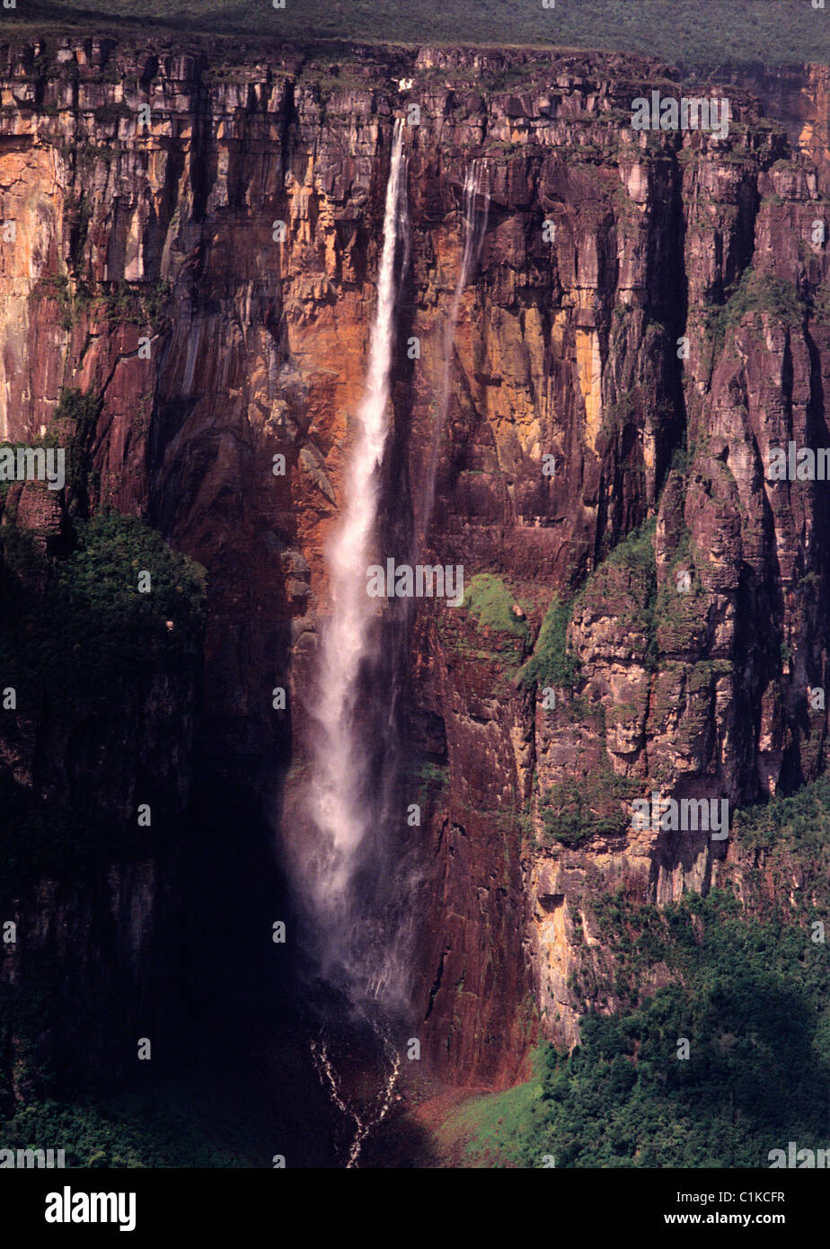 Venezuela Gran Sabana Salto Angel Wasserfall Stockfotografie Alamy