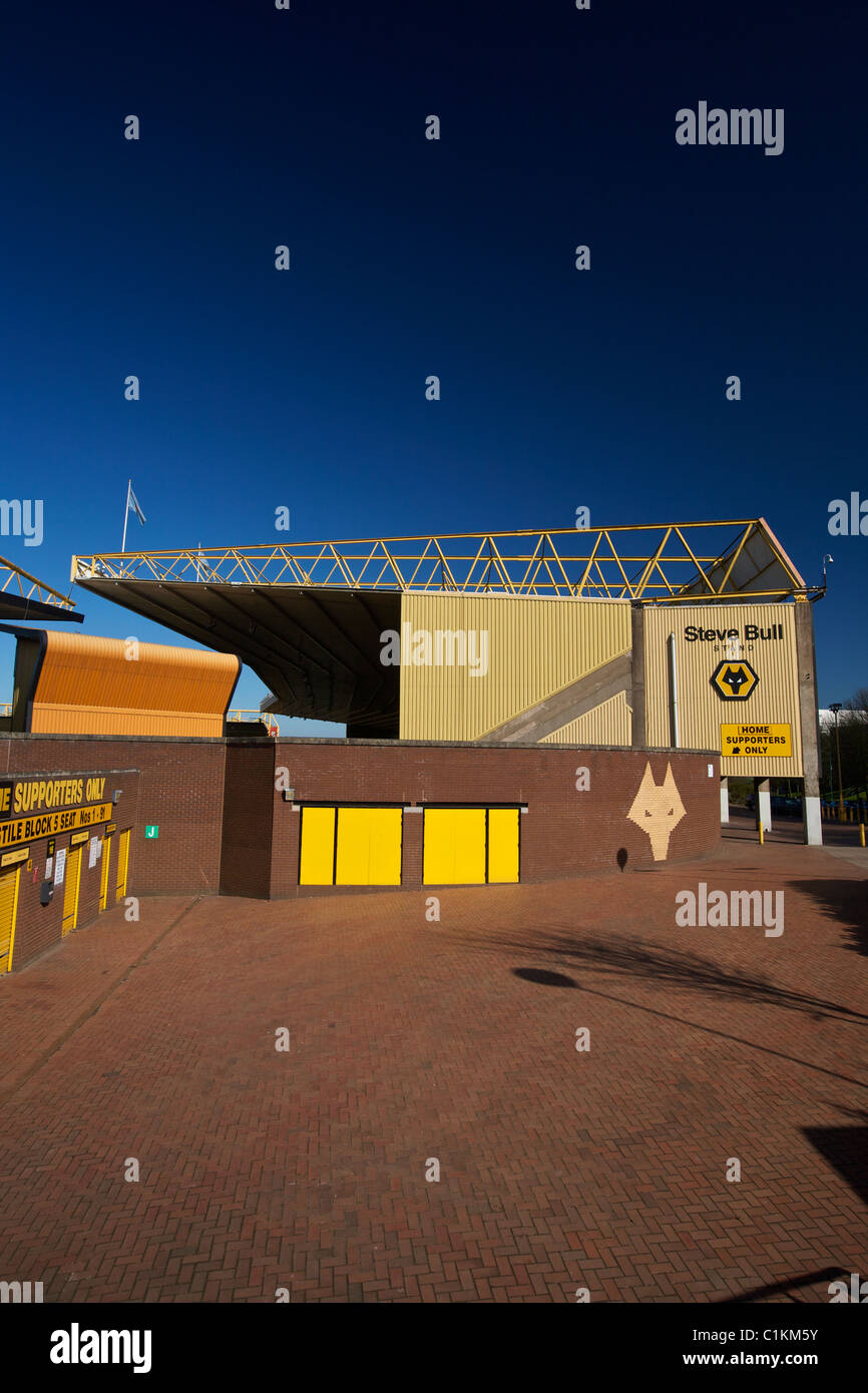 Molineux Stadium Steve Bull Stand Wolverhampton West Midlands England UK Stockfoto