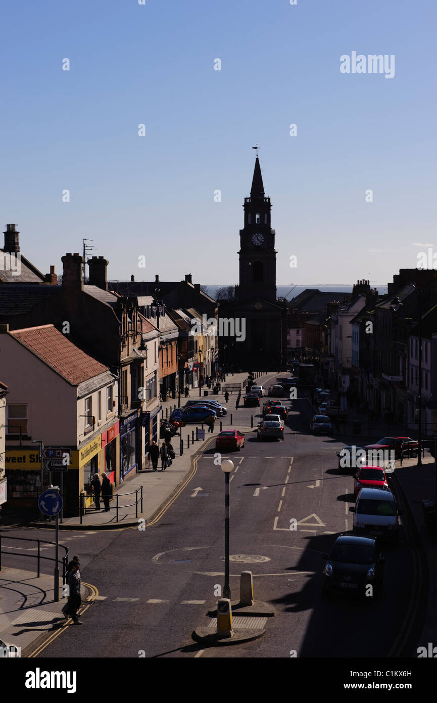 Berwick nach Tweed Stadtzentrum Stockfoto