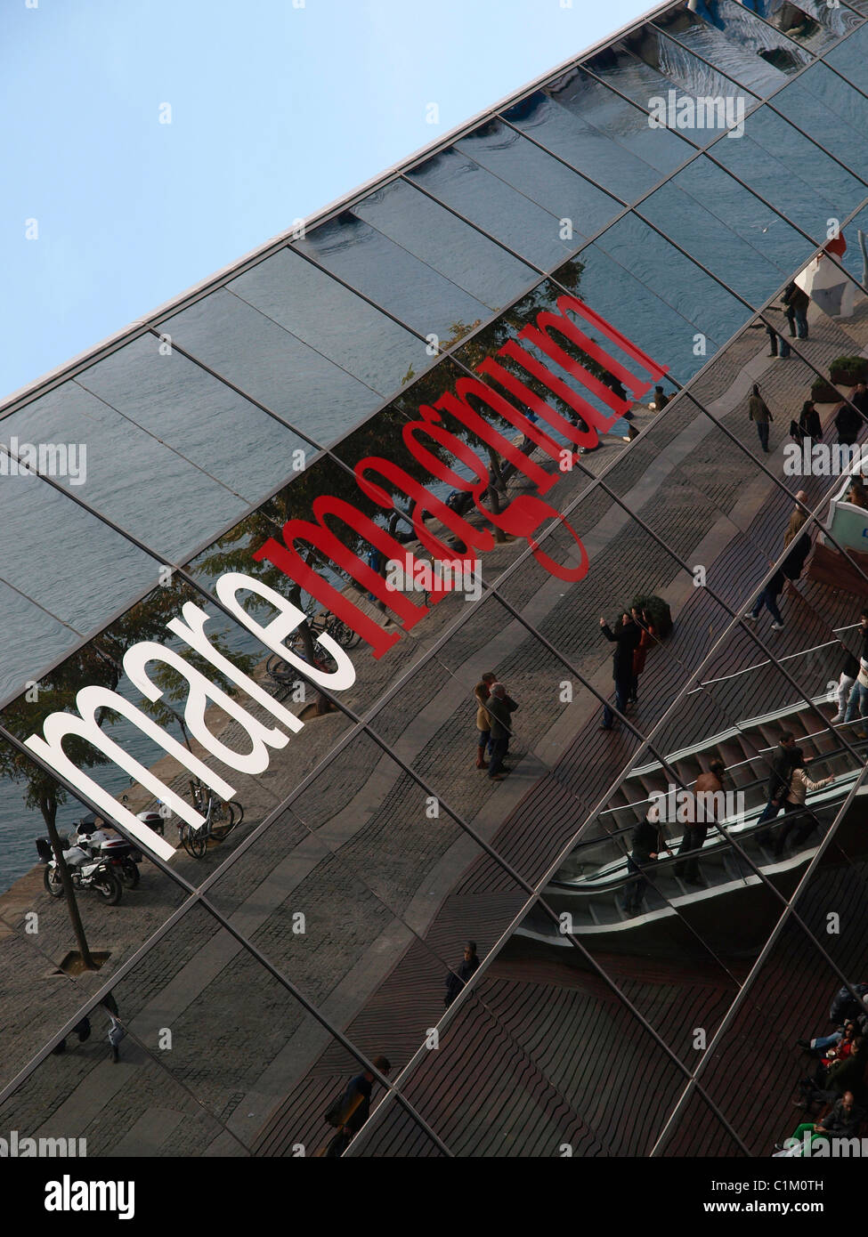 Maremagnum, Einkaufszentrum und Unterhaltung Bezirk, Port Vell Barcelona, Katalonien, Spanien, Europa Stockfoto