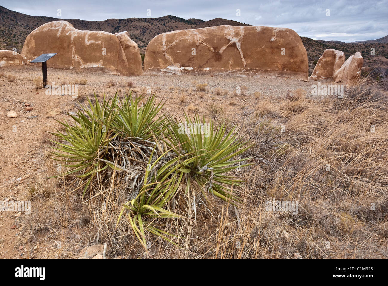 Ruinen von Fort Bowie, Arizona, USA Stockfoto