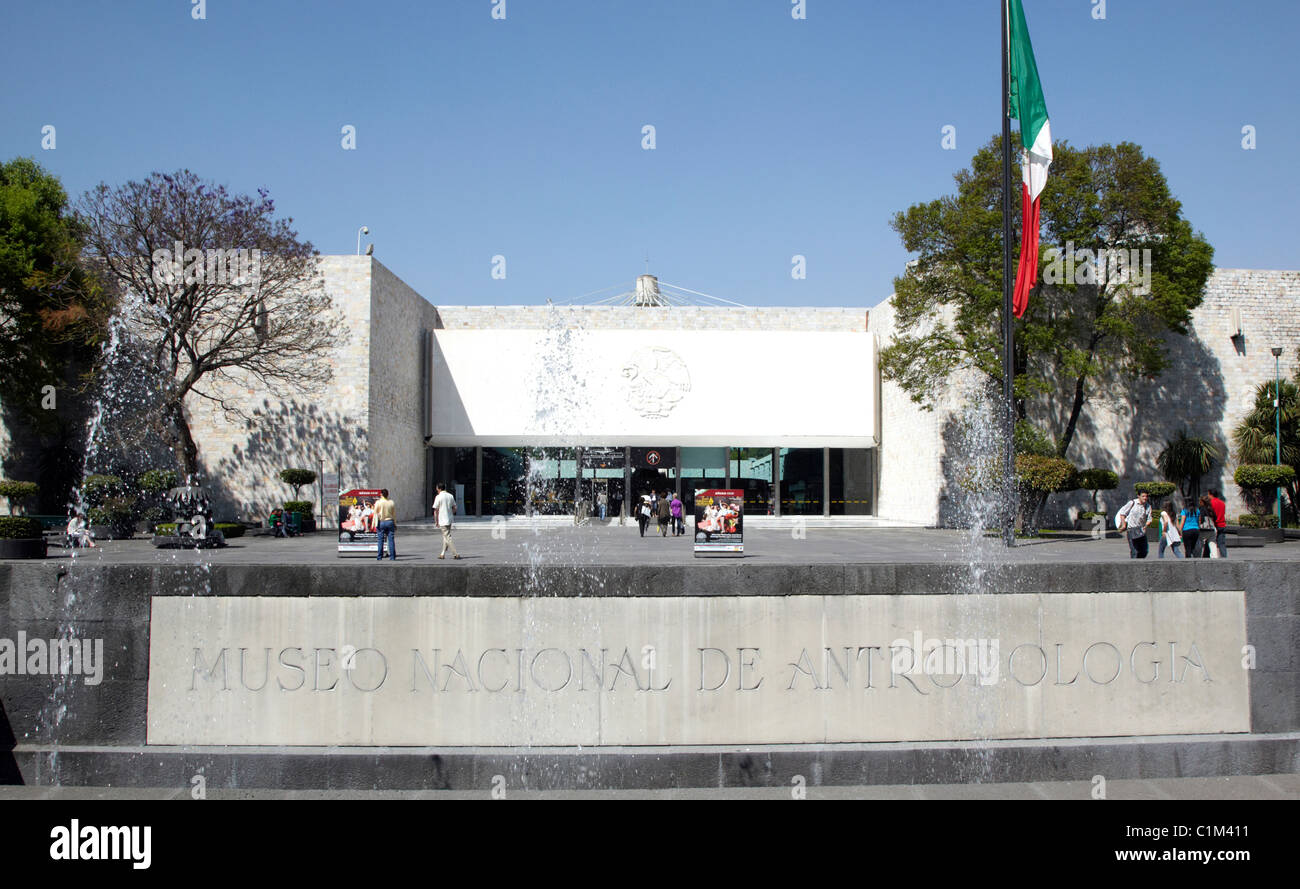 Anthropologisches Museum-Mexiko-Stadt Stockfoto
