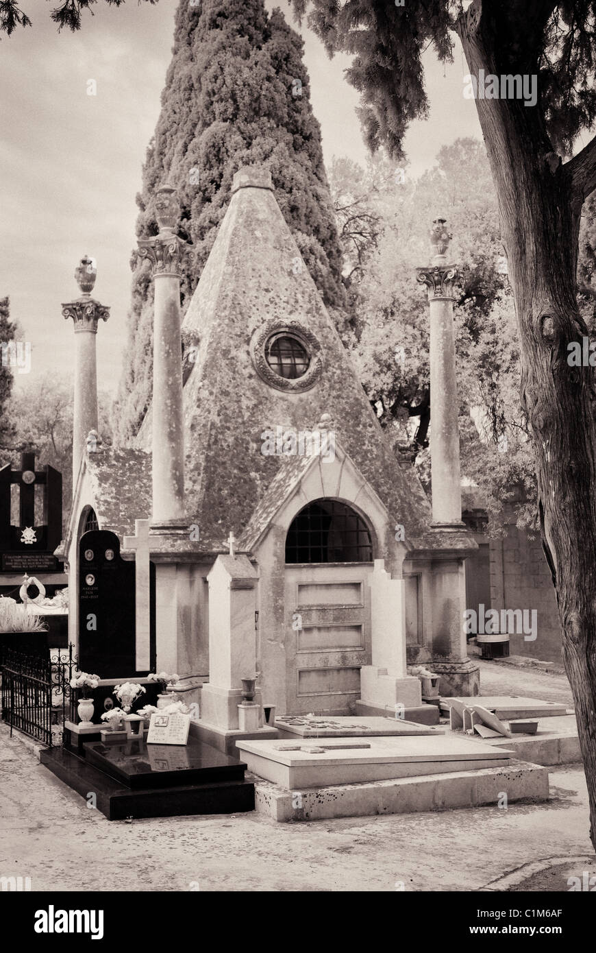 Schmerzensmutter Friedhof - Malta Stockfoto