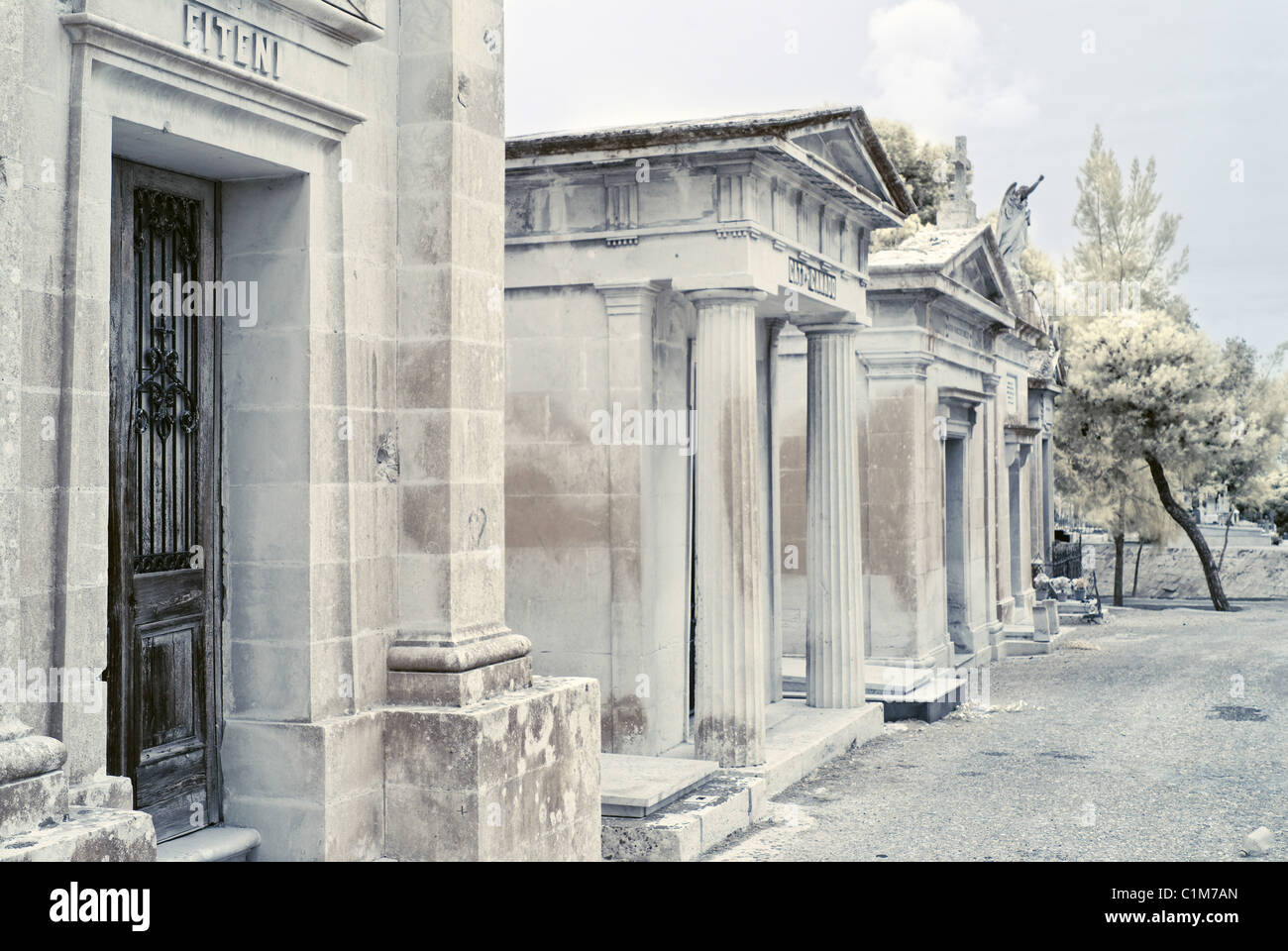 Schmerzensmutter Friedhof - Malta Stockfoto