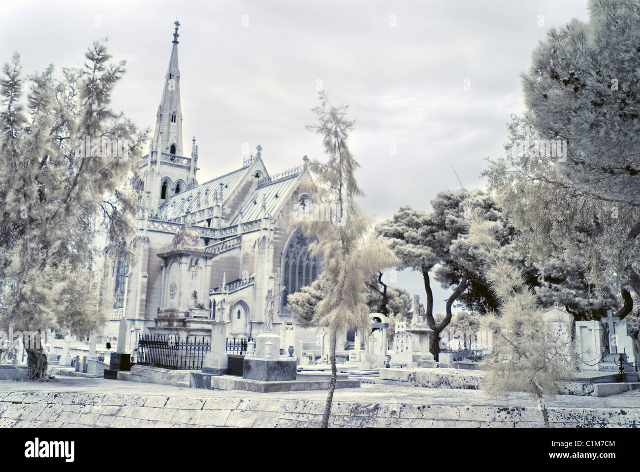 Schmerzensmutter Friedhof - Malta Stockfoto