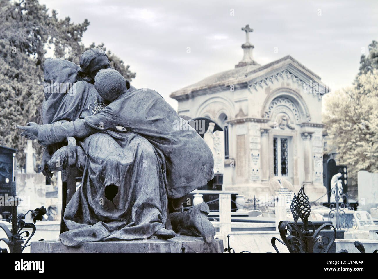 Schmerzensmutter Friedhof - Malta Stockfoto