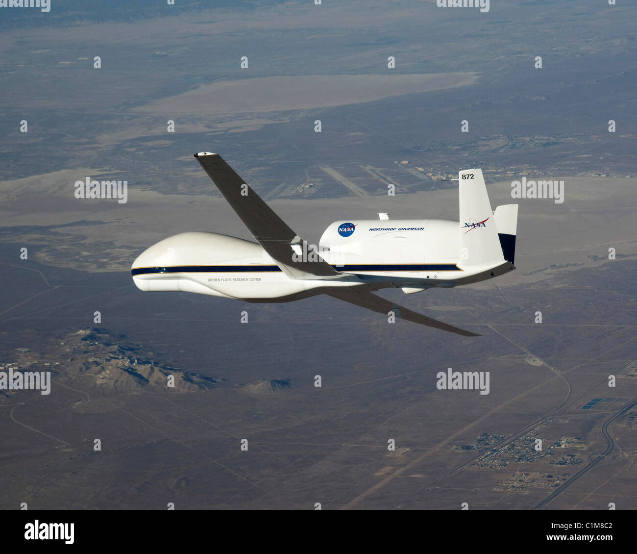 NASA Northrop Grumman Global Hawk, einem ferngesteuerten Flugzeug Stockfoto