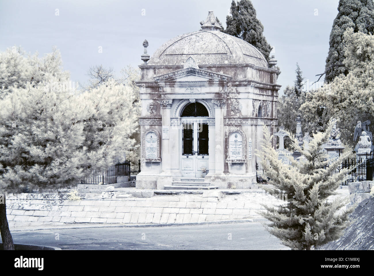 Schmerzensmutter Friedhof - Malta Stockfoto