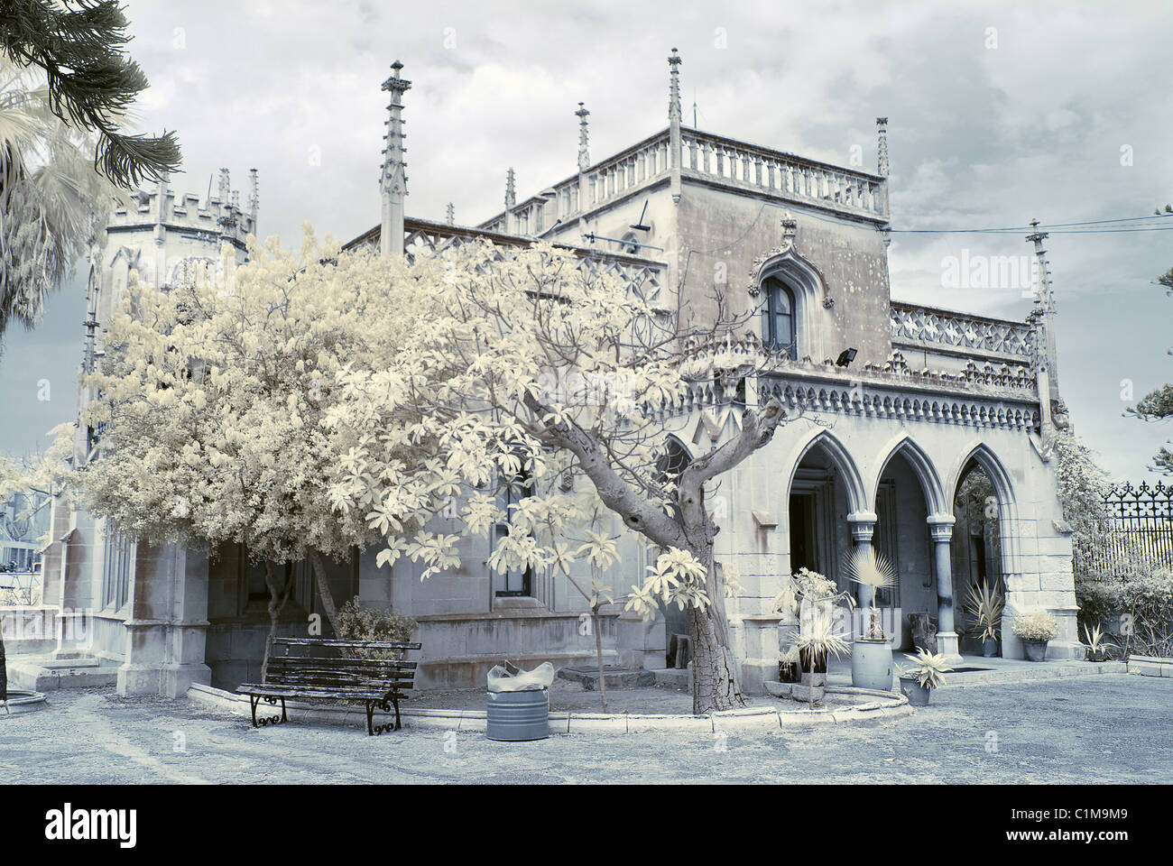 Gate House Schmerzensmutter Friedhof - Malta Stockfoto