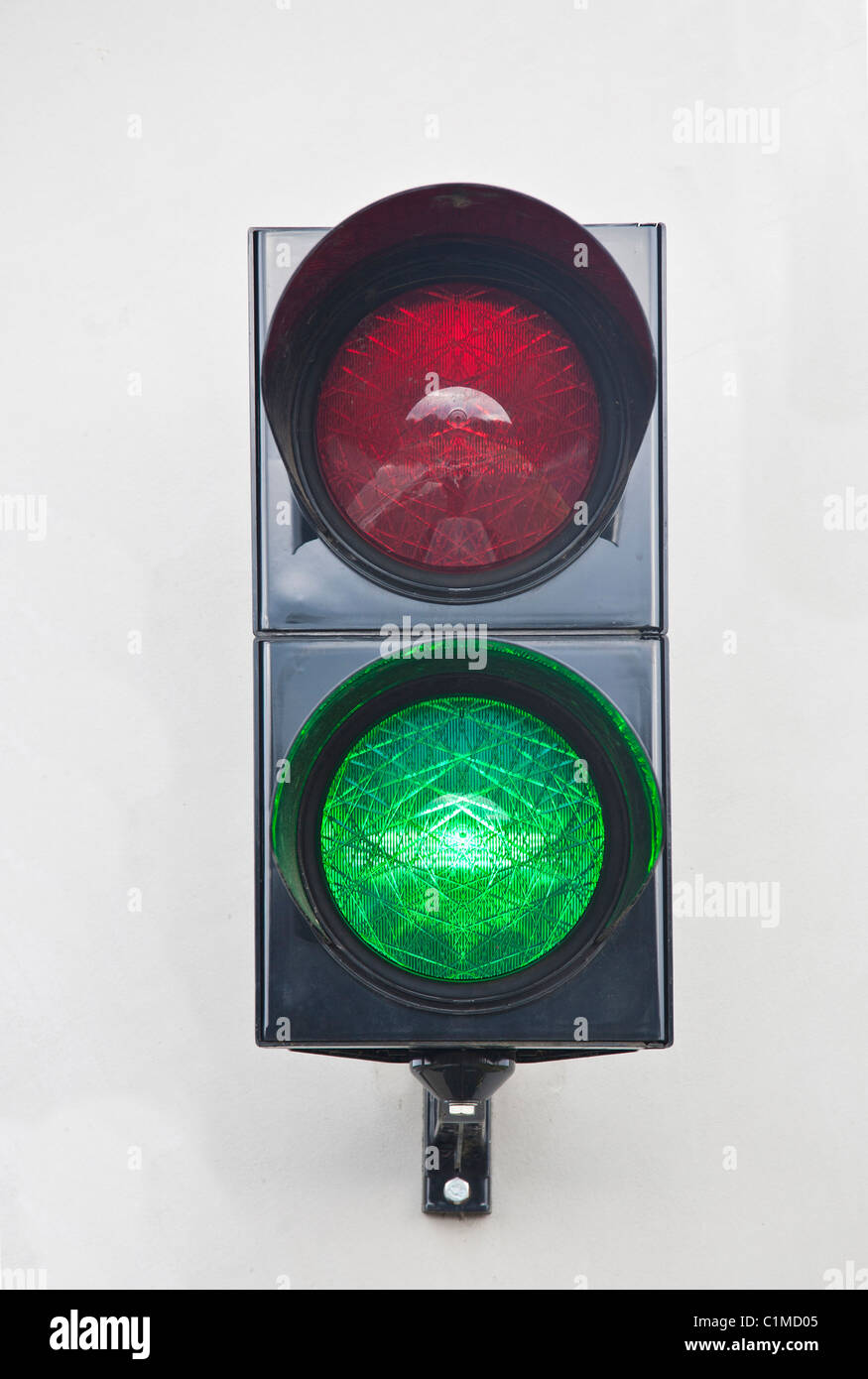 Gehen Stopplicht Stockfoto