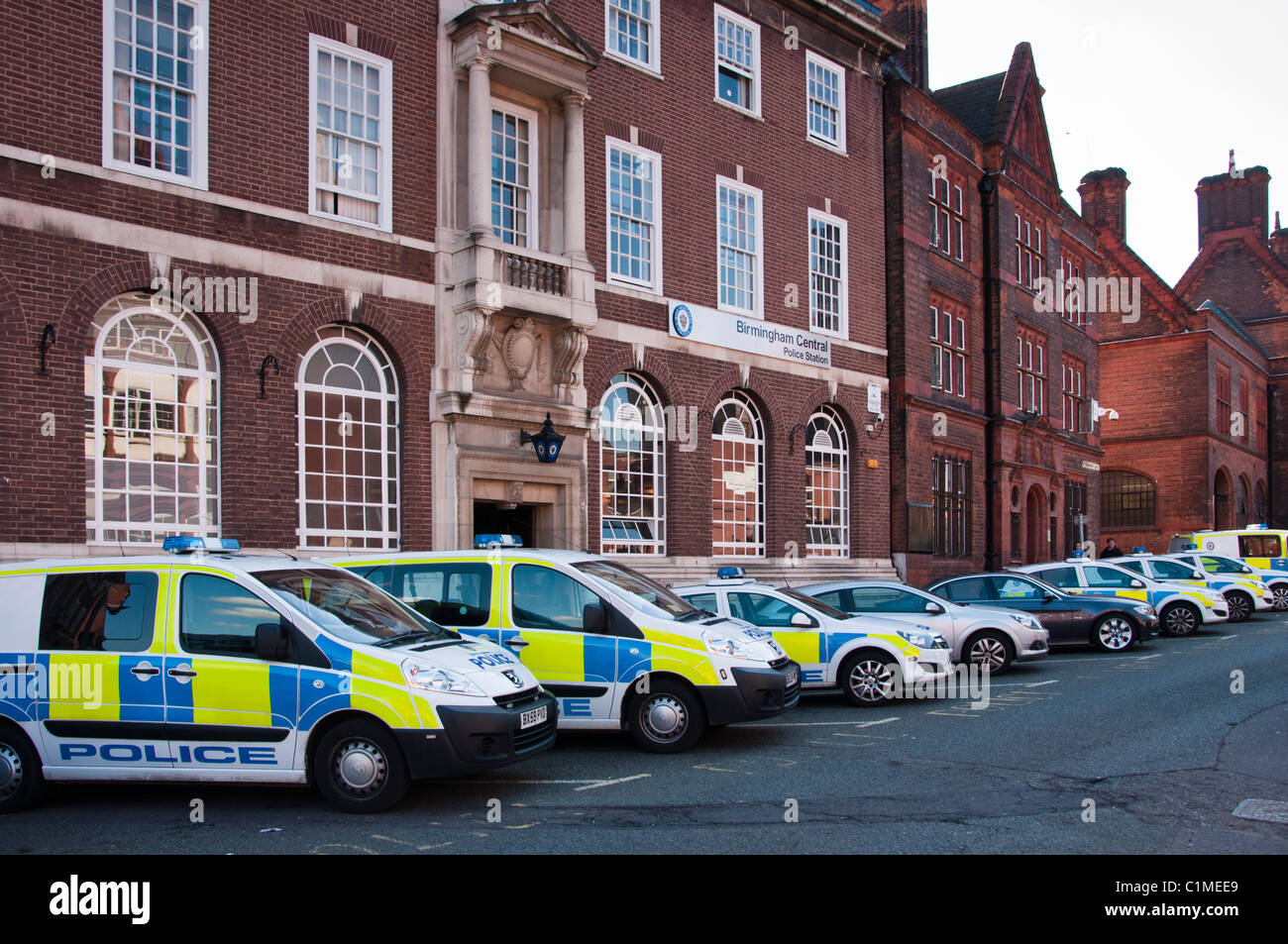 Birmingham-Polizei-Station. West Midlands. England. Stockfoto