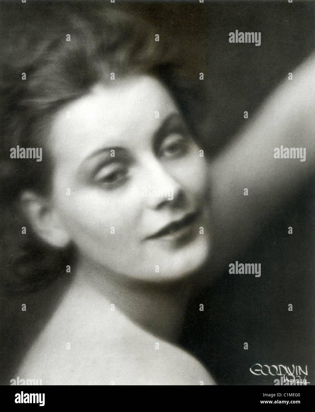 Schwedische Schauspielerin GRETA GARBO (1905 – 1990) 1924 in Weichzeichner fotografiert Stockfoto