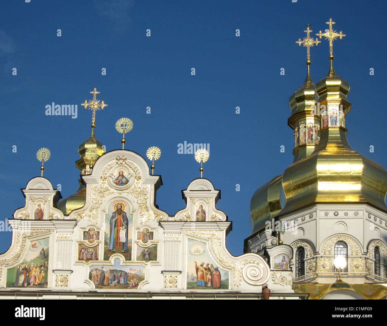 Kiew Kloster Zwiebel Kuppel Kirche religion Stockfoto
