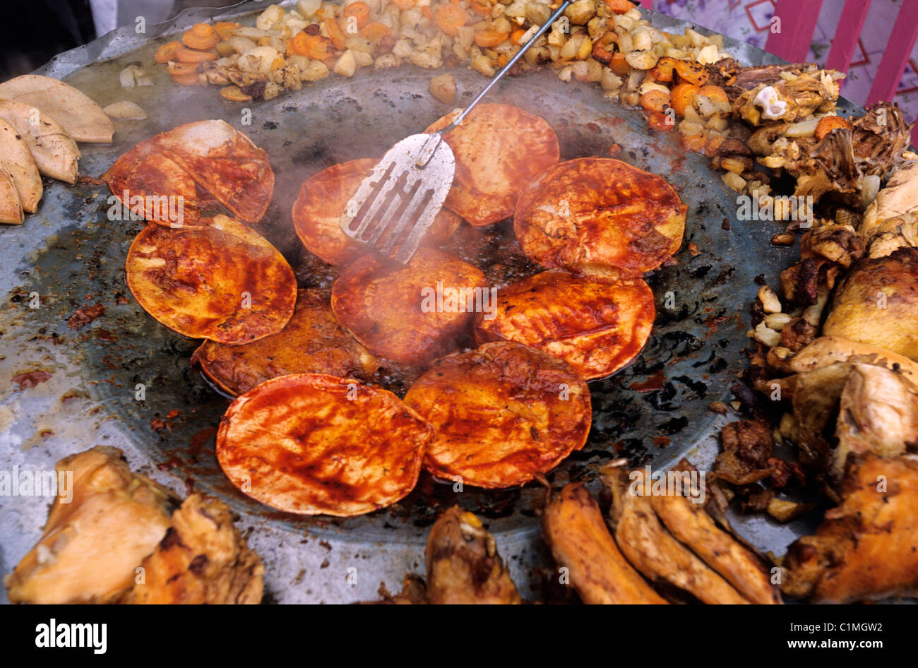 Mexiko, Michoacan Bundesland, Stadt Morelia, regionale Küche Stockfoto