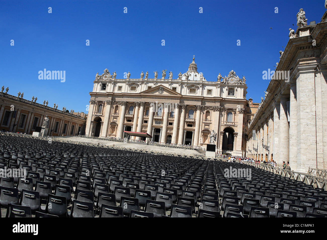 Italien, Latium, Rom, Vatikan, St. Peter Basilika Stockfoto