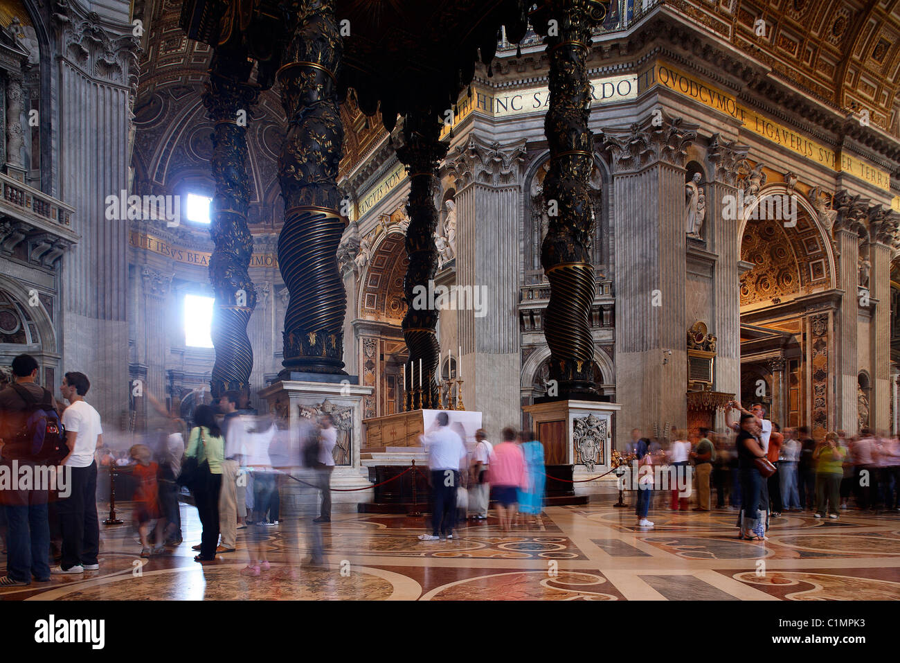 Italien, Latium, Rom, Vatikan, St. Peter Basilika Stockfoto