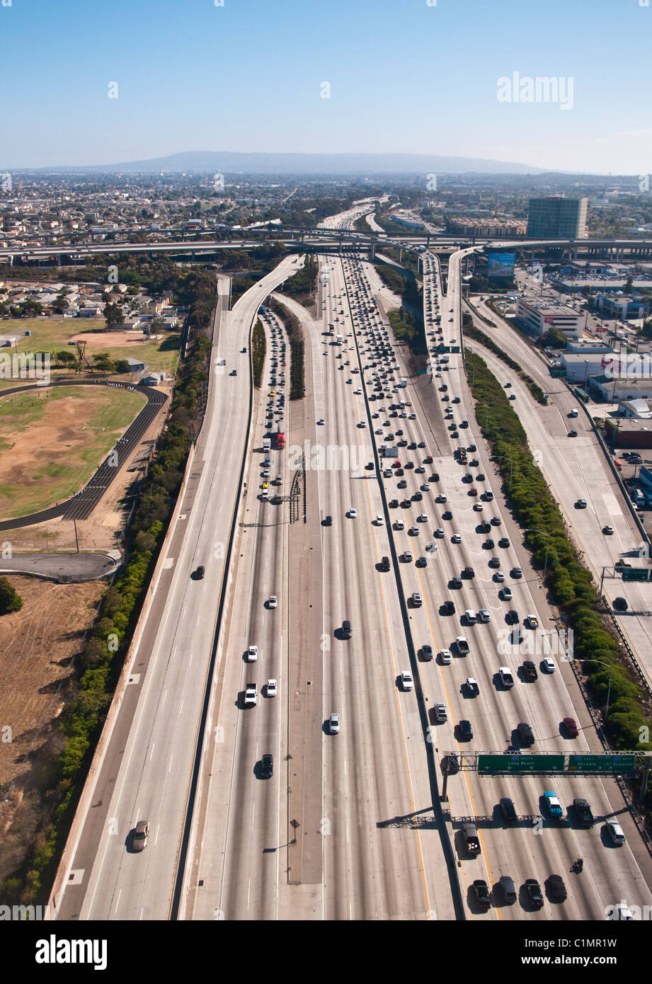 Luftaufnahme Von 405 Oder San Diego Freeway Los Angeles S California luftaufnahme-von-405-oder-san-diego-freeway-los-angeles-s-california