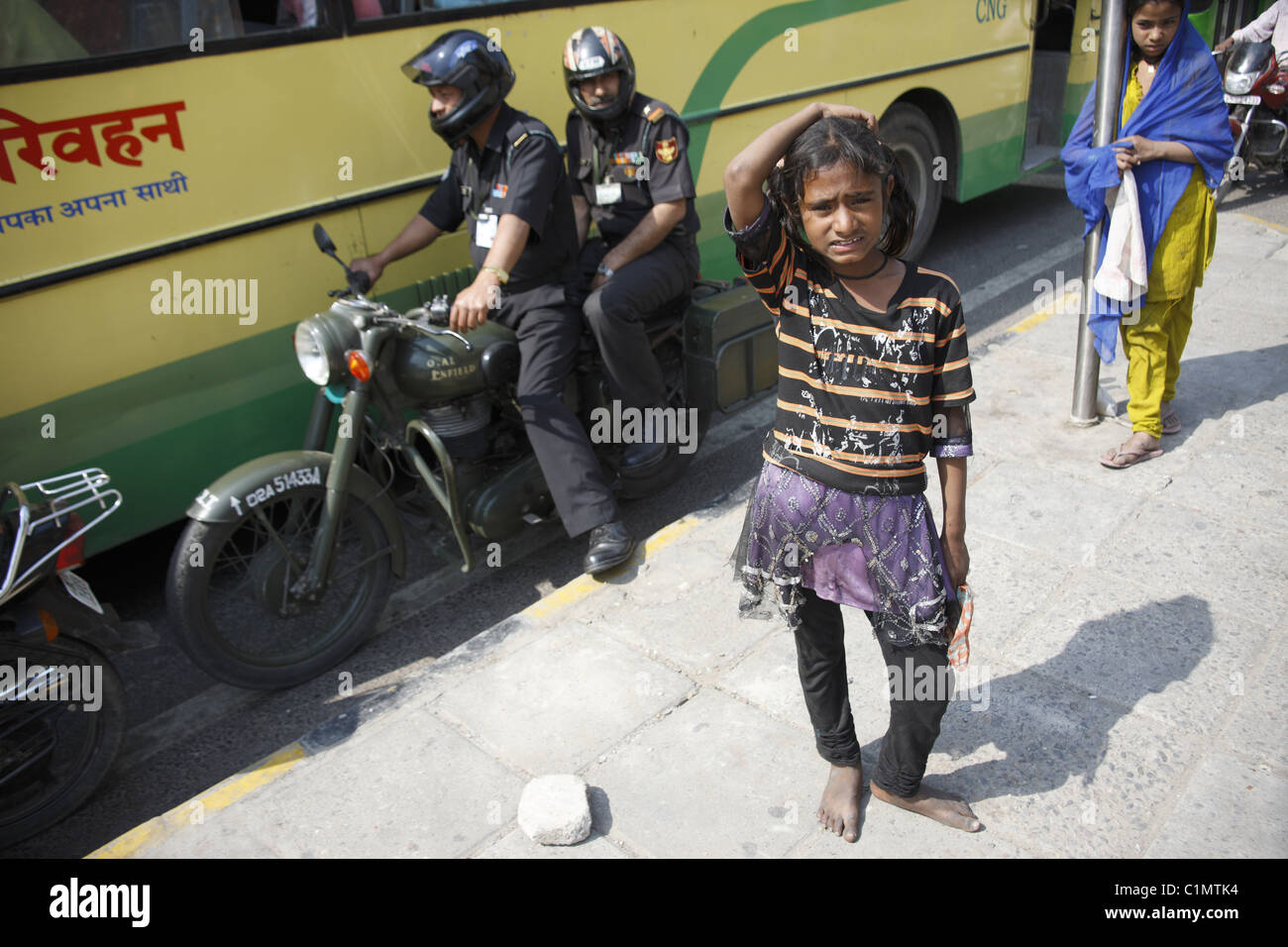 IND, Indien, 20110310, Polizei-Betrieb Stockfoto